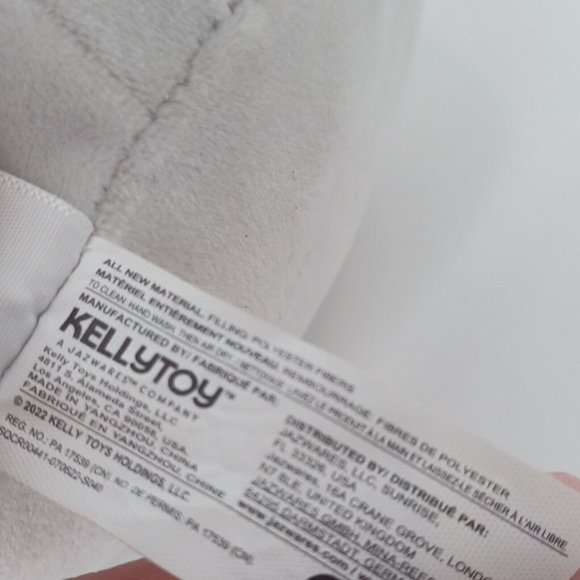 Squishmallow Holiday Ivy The Gray Dog 7.5” With Scarf Kellytoy 2022 Plush Christ - Picture 12 of 12